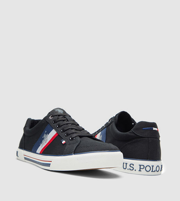 TETSY Logo Detail Lace-Up Sneakers