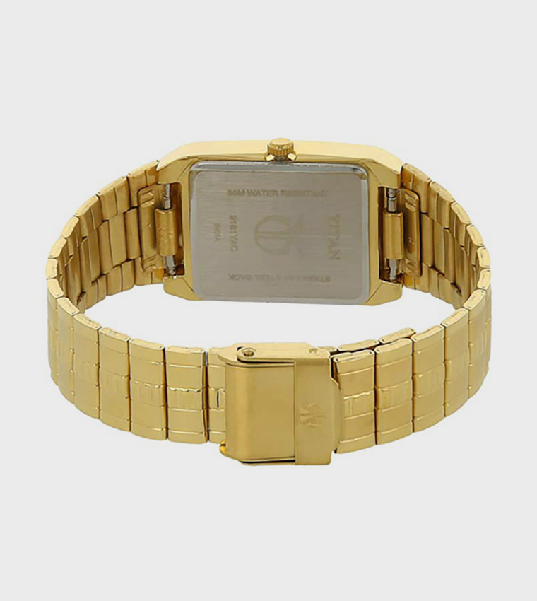 Black Dial Analog Watch