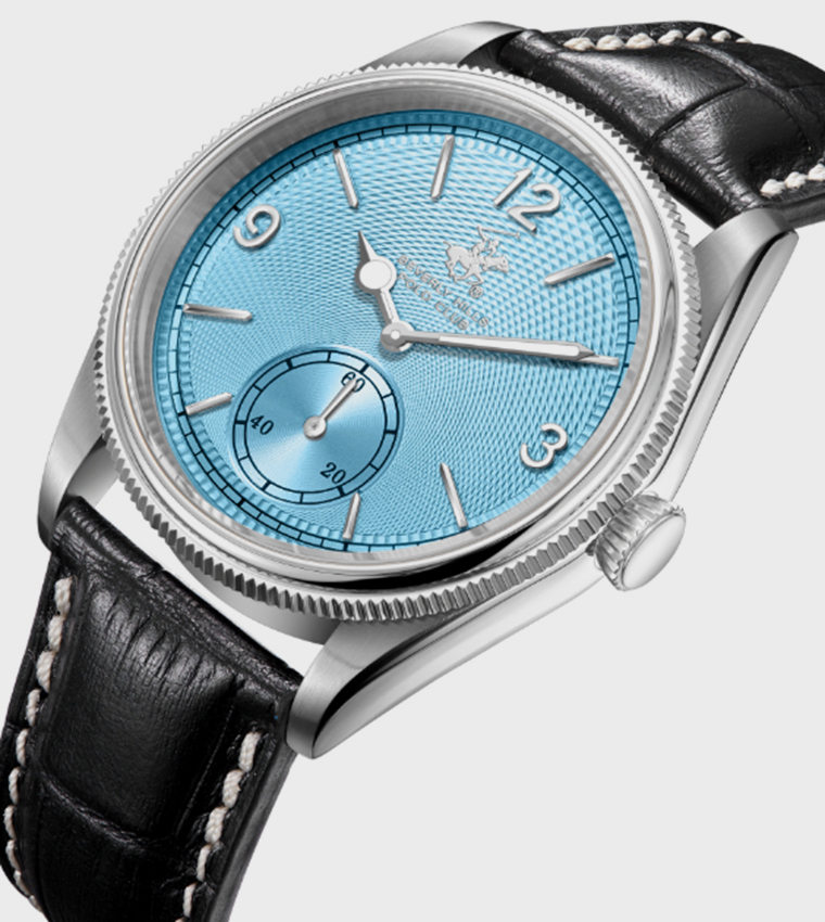 Blue Dial Analog Watch