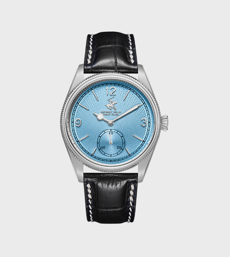 Blue Dial Analog Watch