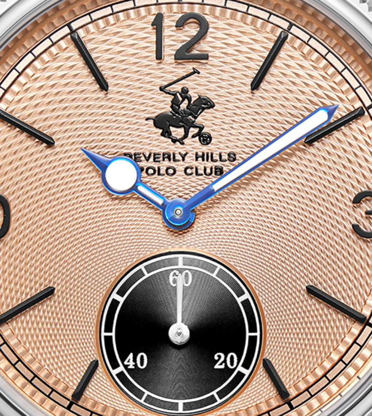 Rose Gold Dial Analog Watch