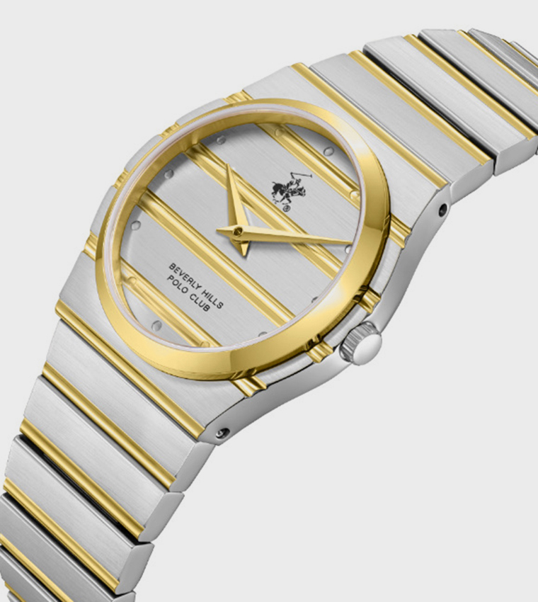 Silver Dial Stainless Steel Strap Analog Watch