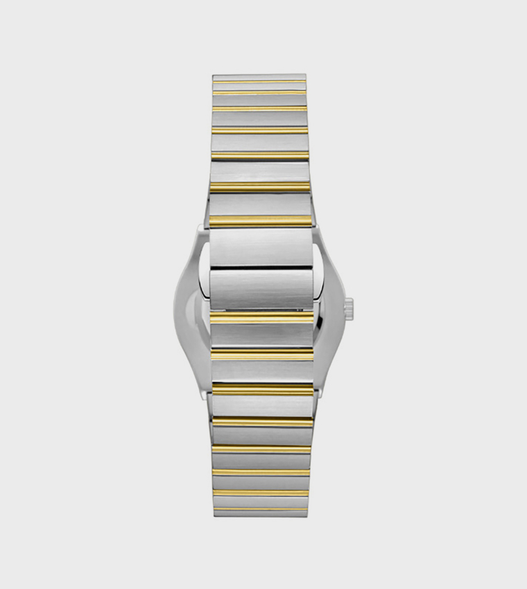 Silver Dial Stainless Steel Strap Analog Watch