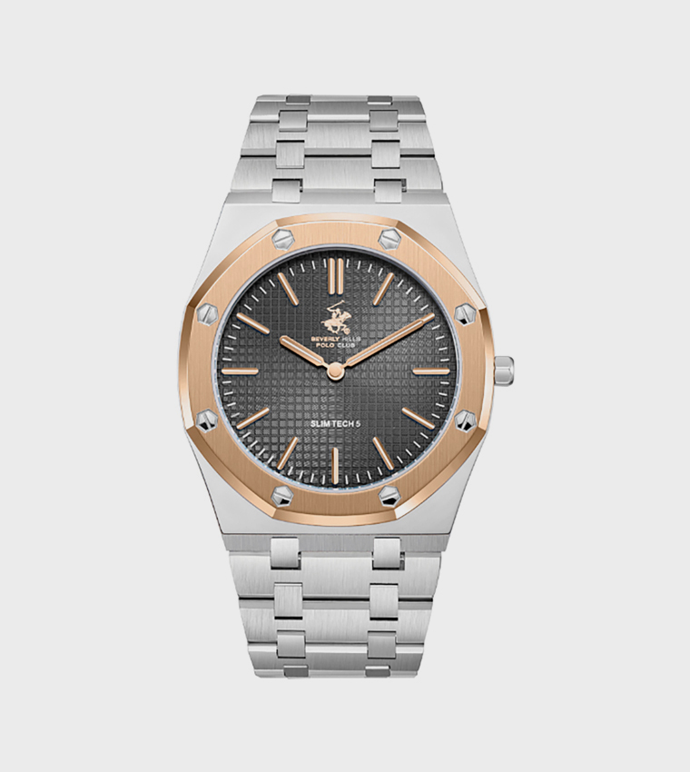 Charcoal Dial Analog Watch