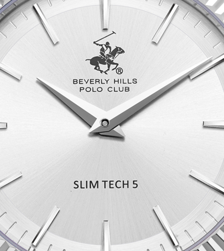 Silver Dial Analog Watch