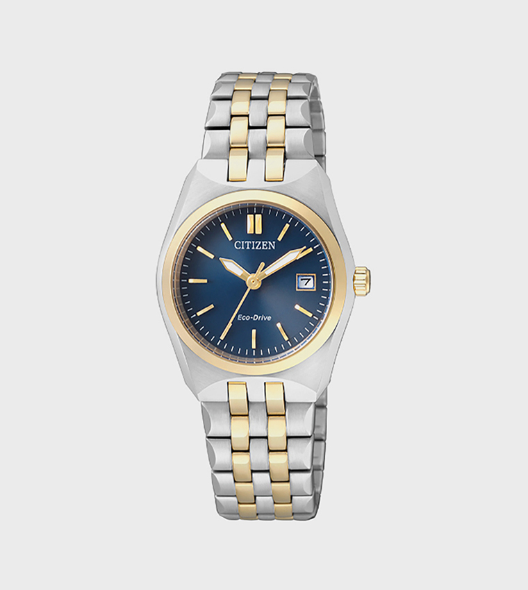 Blue Dial Eco Drive Watch