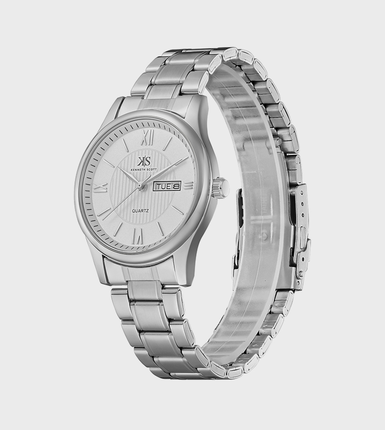 White Dial Analog Watch
