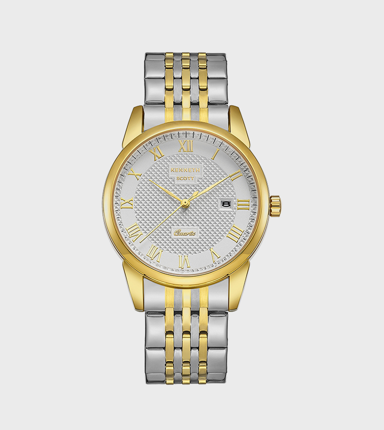 White Dial Analog Watch