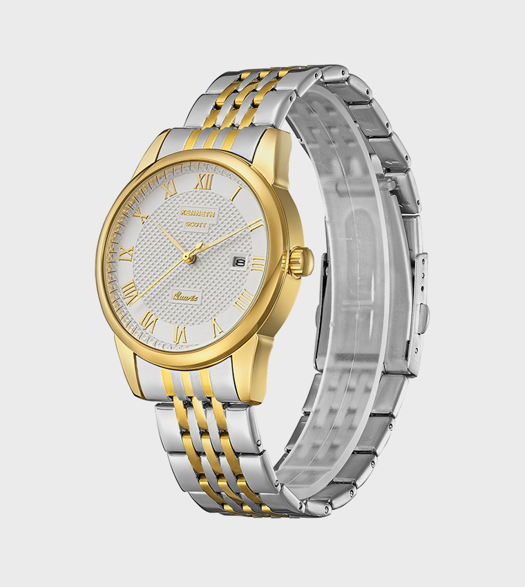 White Dial Analog Watch