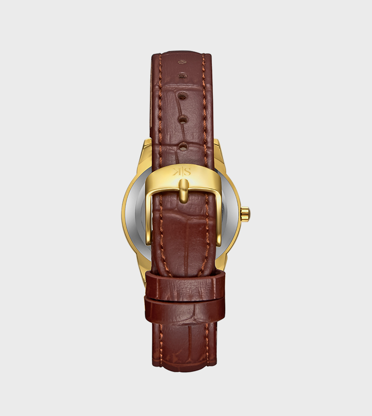 Ivory Dial Analog Watch