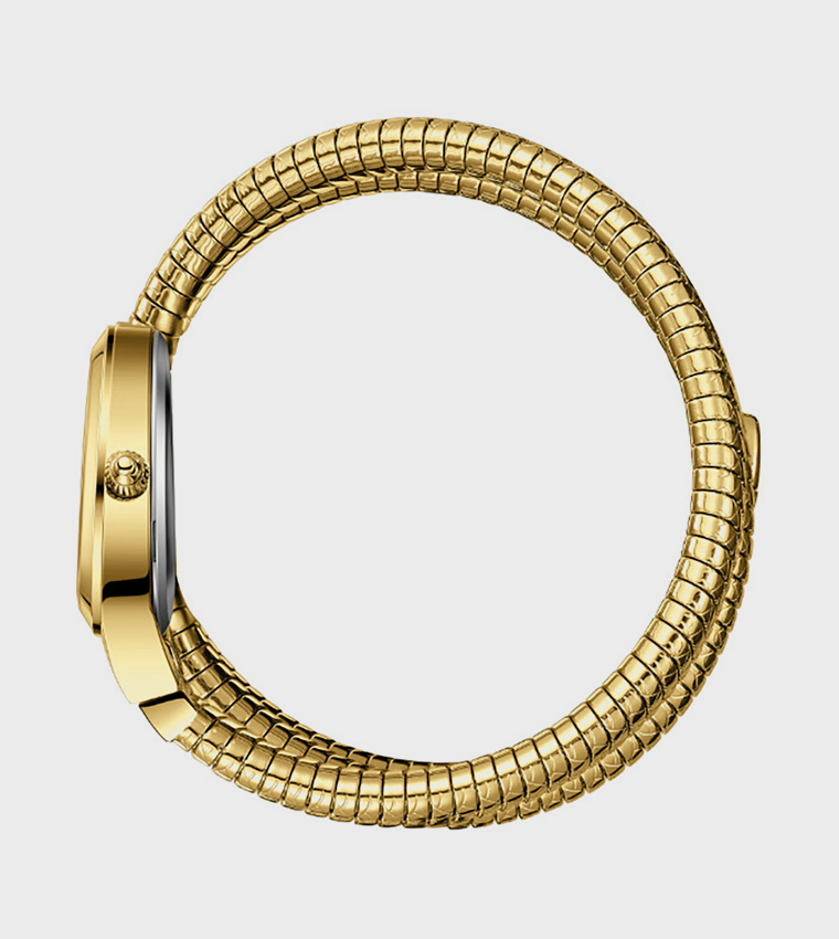 Grey Dial Snake Strap Analog Watch