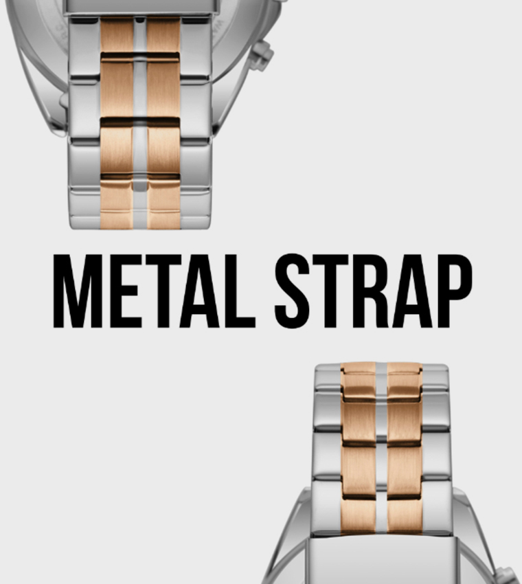 ساعة متعددة الوظائف بخلفية بنية داكنة