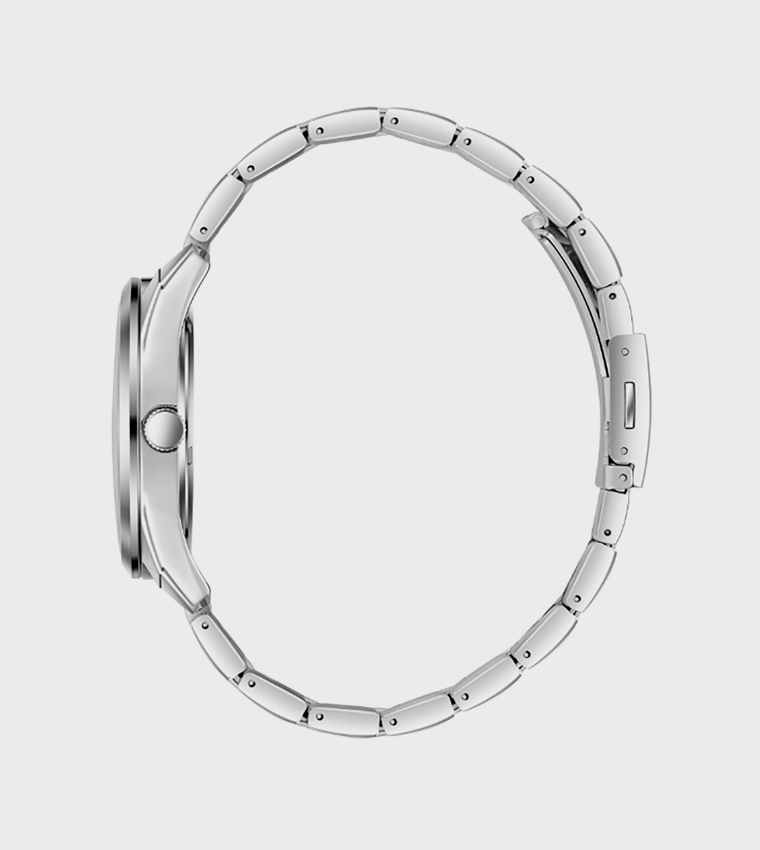 Navy Dial Analog Watch