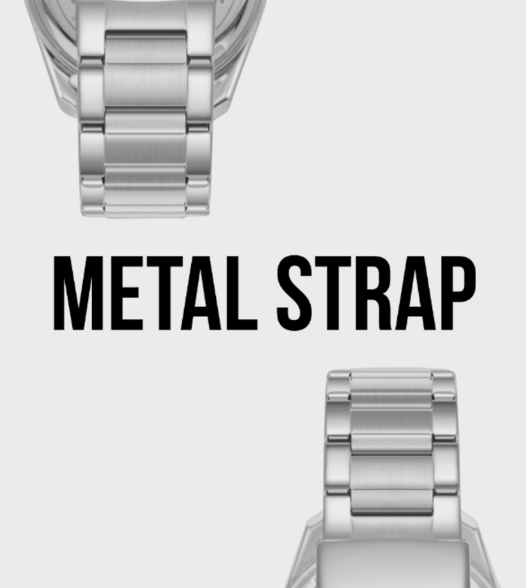 Navy Dial Analog Watch