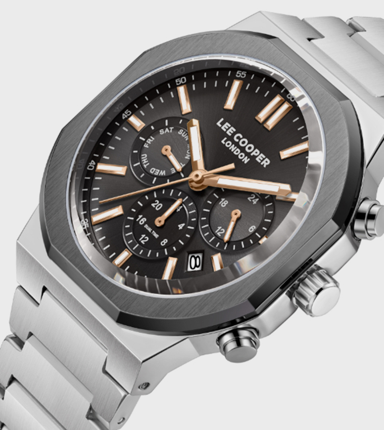 Charcoal Dial Multifunction Watch