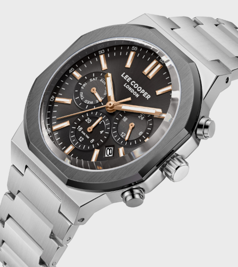 Charcoal Dial Multifunction Watch