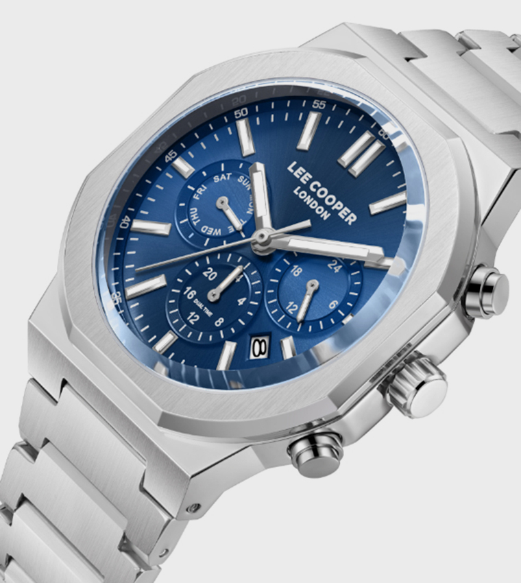 Navy Dial Multifunction Watch