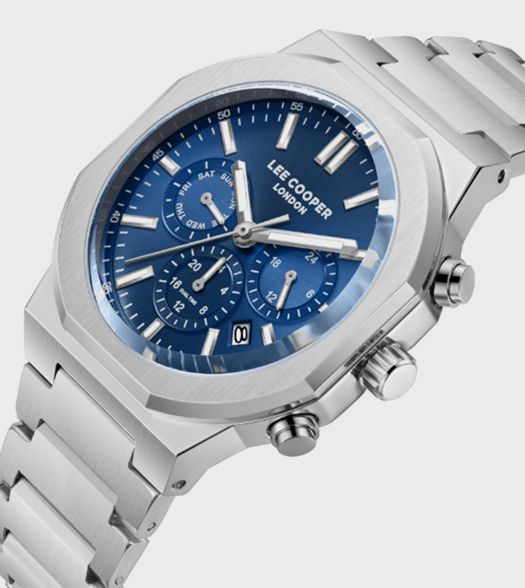 Navy Dial Multifunction Watch