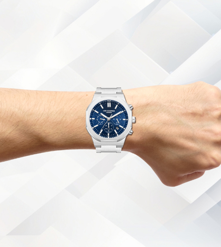 Navy Dial Multifunction Watch