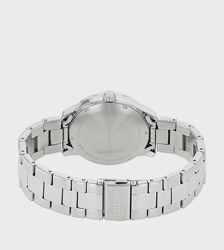 MECHANICAL DAY & DATE White Dial Analog Watch