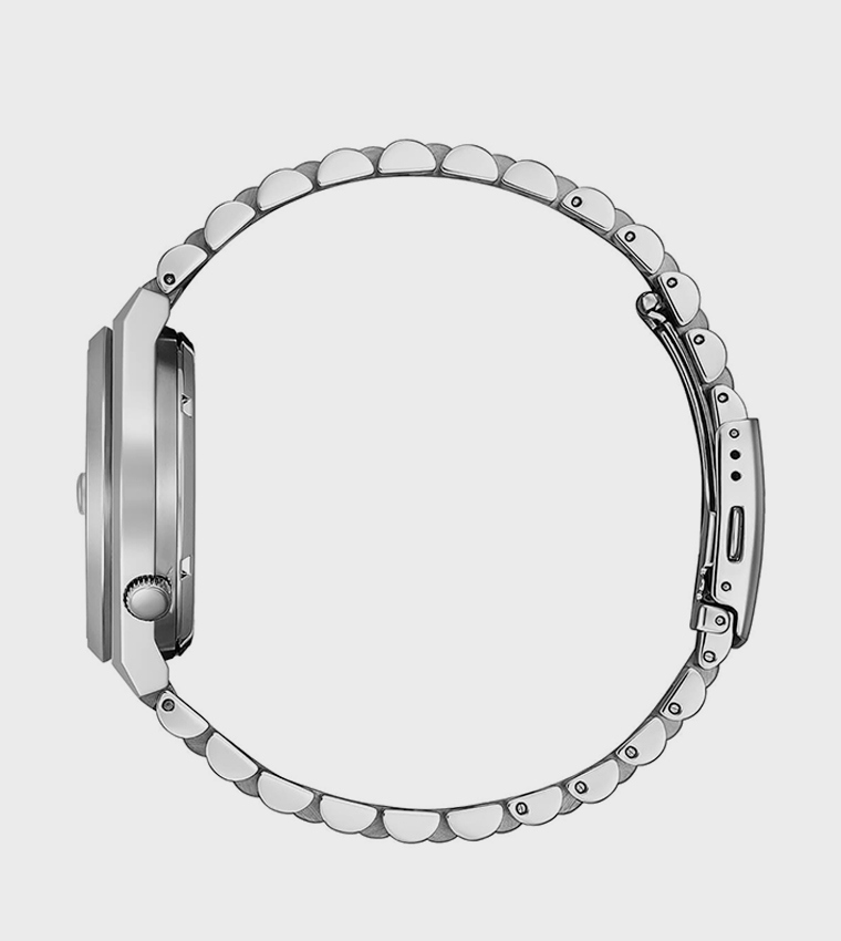 MECHANICAL Red Dial Analog Watch