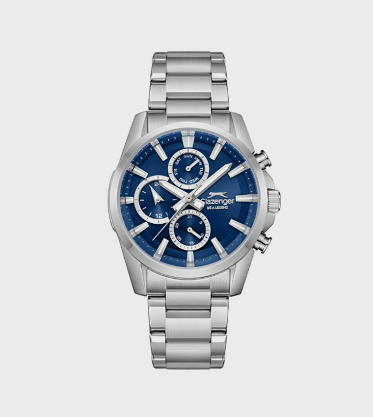 Dark Blue Dial Multifunction Watch
