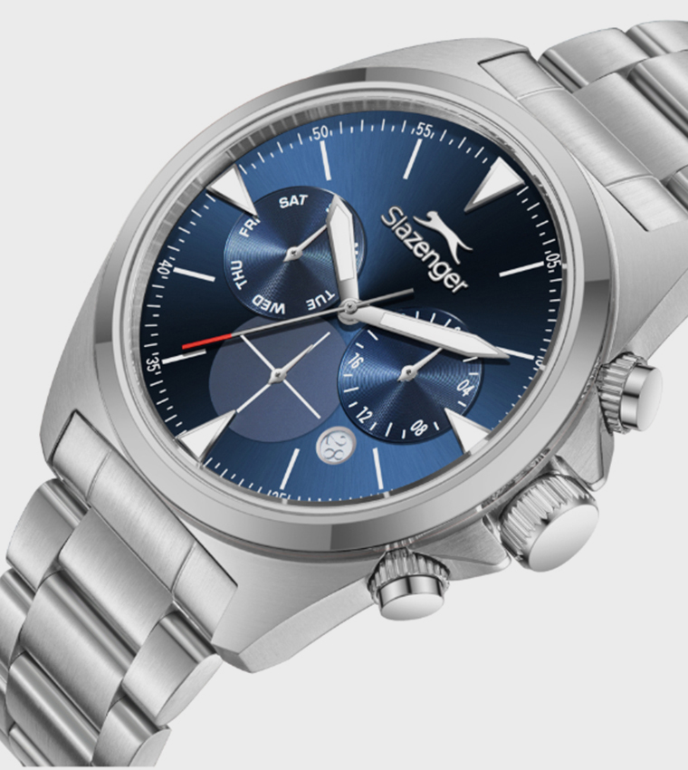 Dark Blue Dial Multifunction Watch