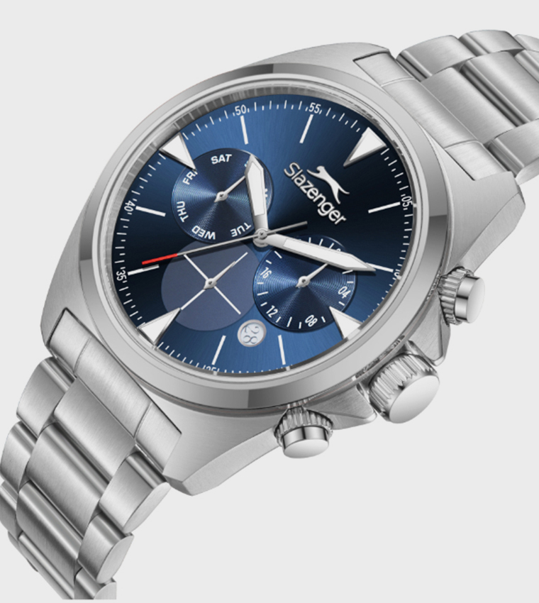 Dark Blue Dial Multifunction Watch