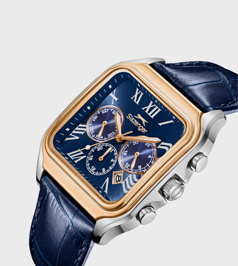 Dark Blue Dial Multifunction Watch