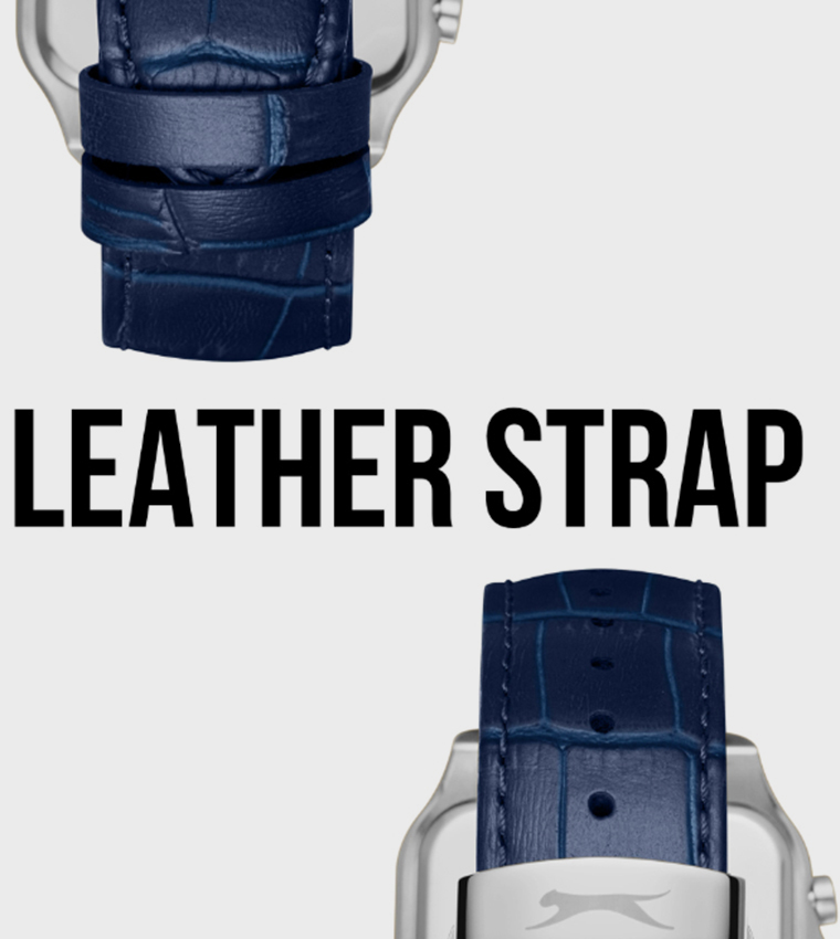 Dark Blue Dial Multifunction Watch