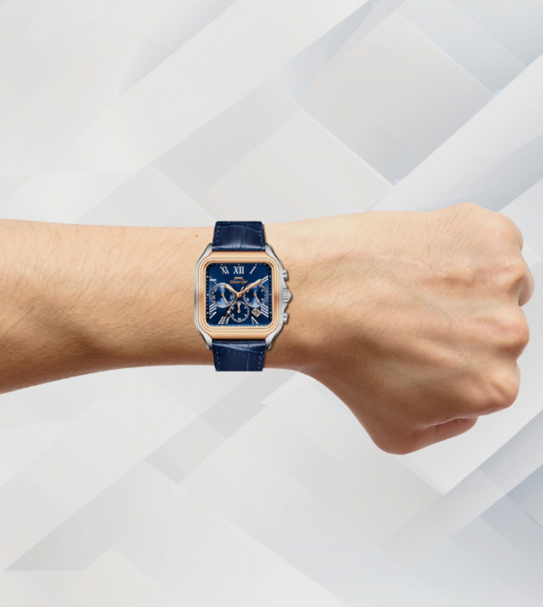 Dark Blue Dial Multifunction Watch