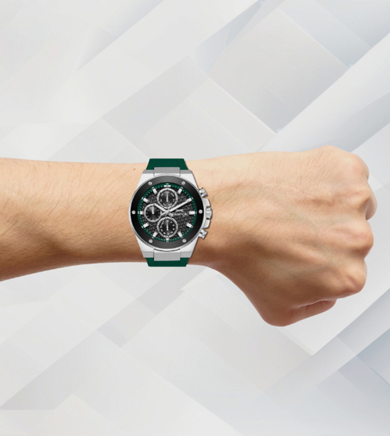 Black Dial Multifunction Watch