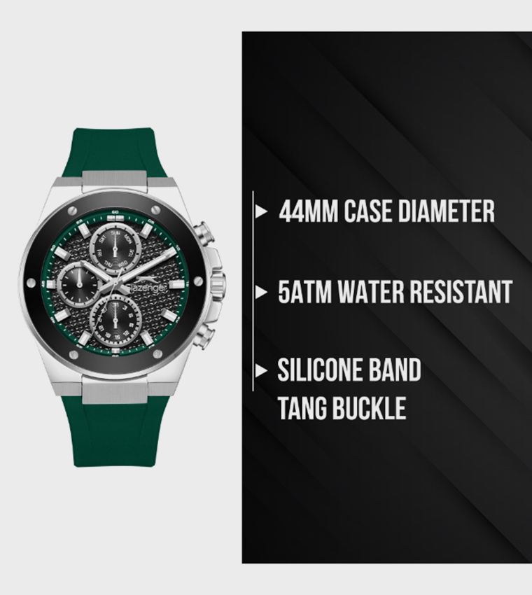 Black Dial Multifunction Watch