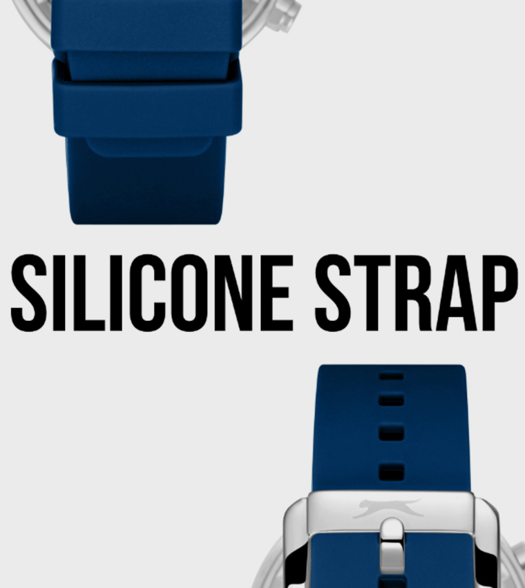 Dark Blue Dial Multifunction Watch