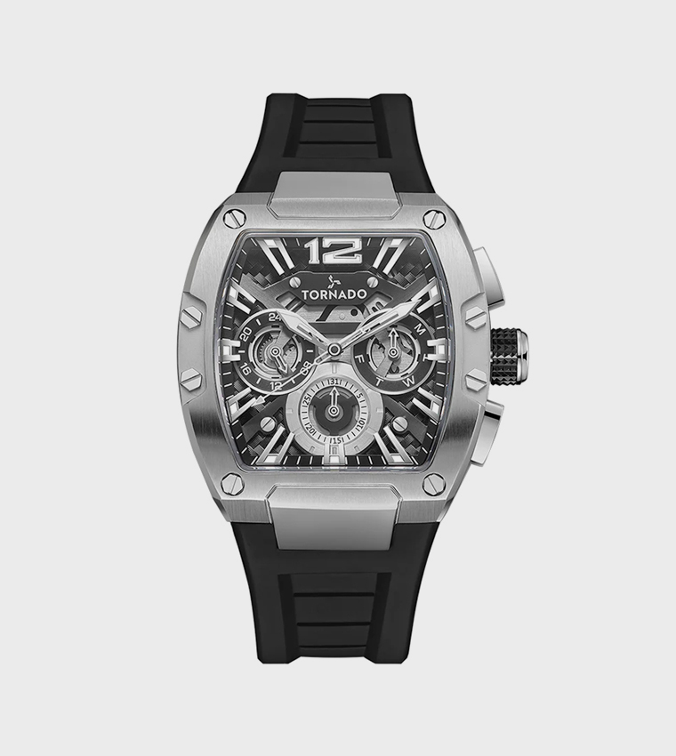 XENITH Black Dial Multifunction Watch
