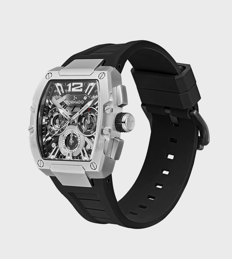 XENITH Black Dial Multifunction Watch