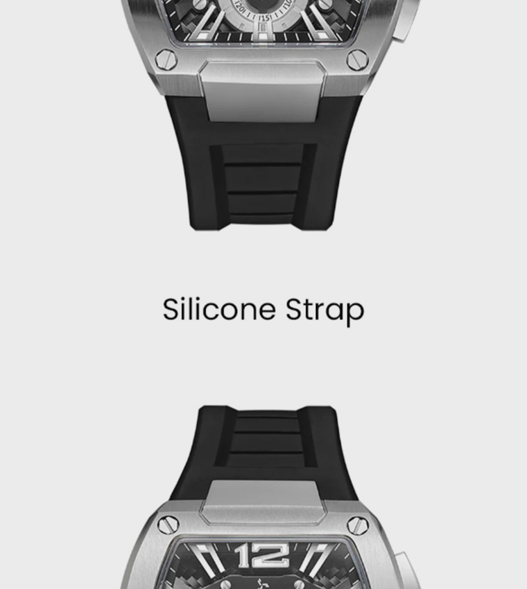 XENITH Black Dial Multifunction Watch