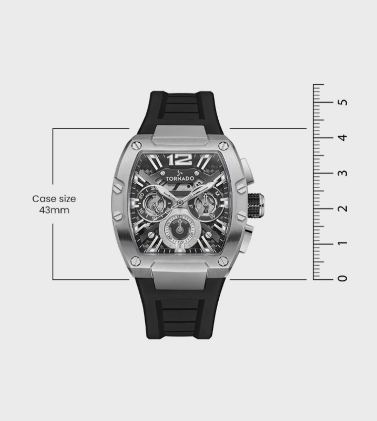 XENITH Black Dial Multifunction Watch