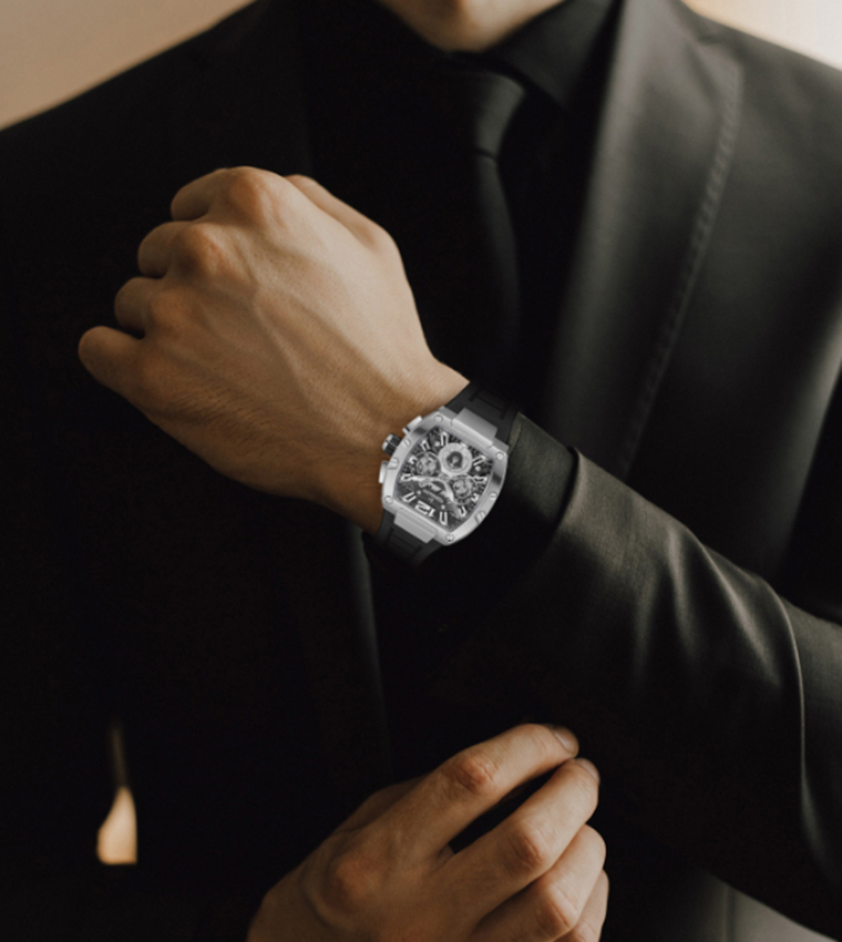 XENITH Black Dial Multifunction Watch