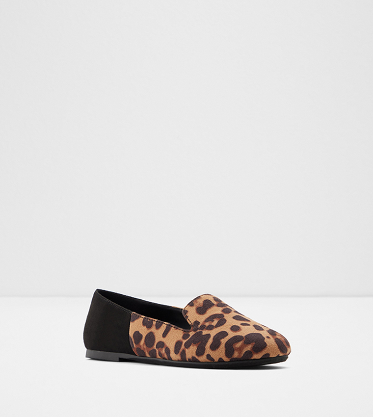 Aldo leopard loafers on sale