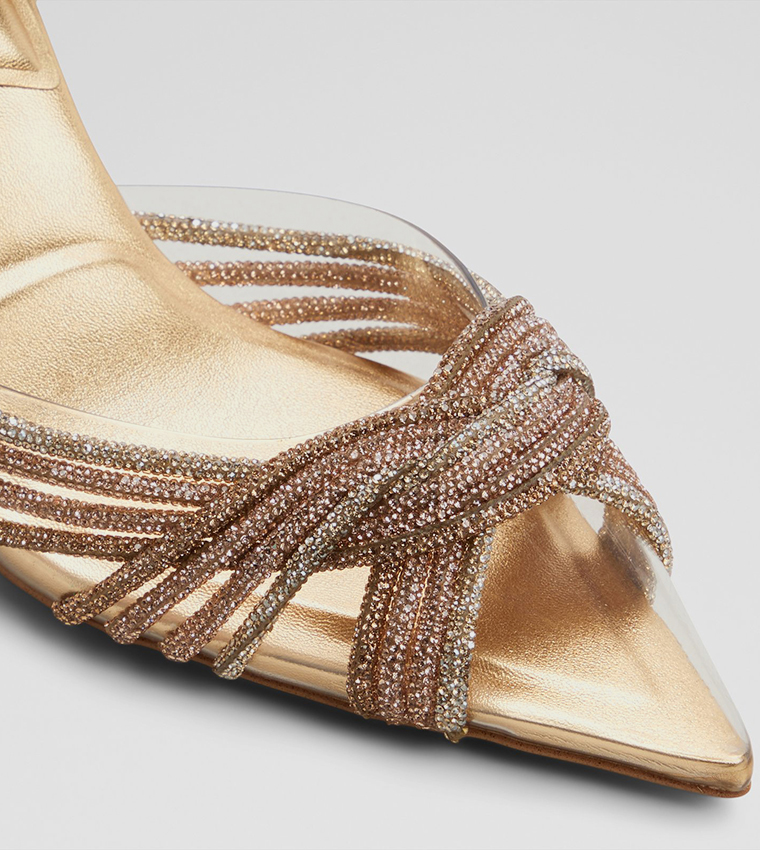 THUBETH Embellished Heel Sandals