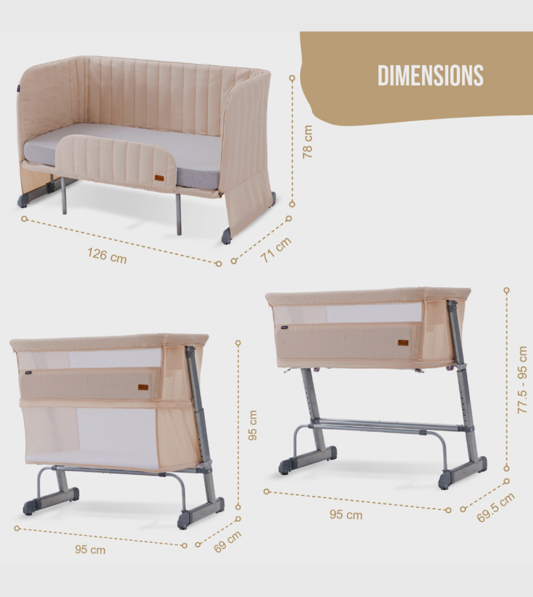 All In One Bedside Crib Cot and Sofa Expansion Pack