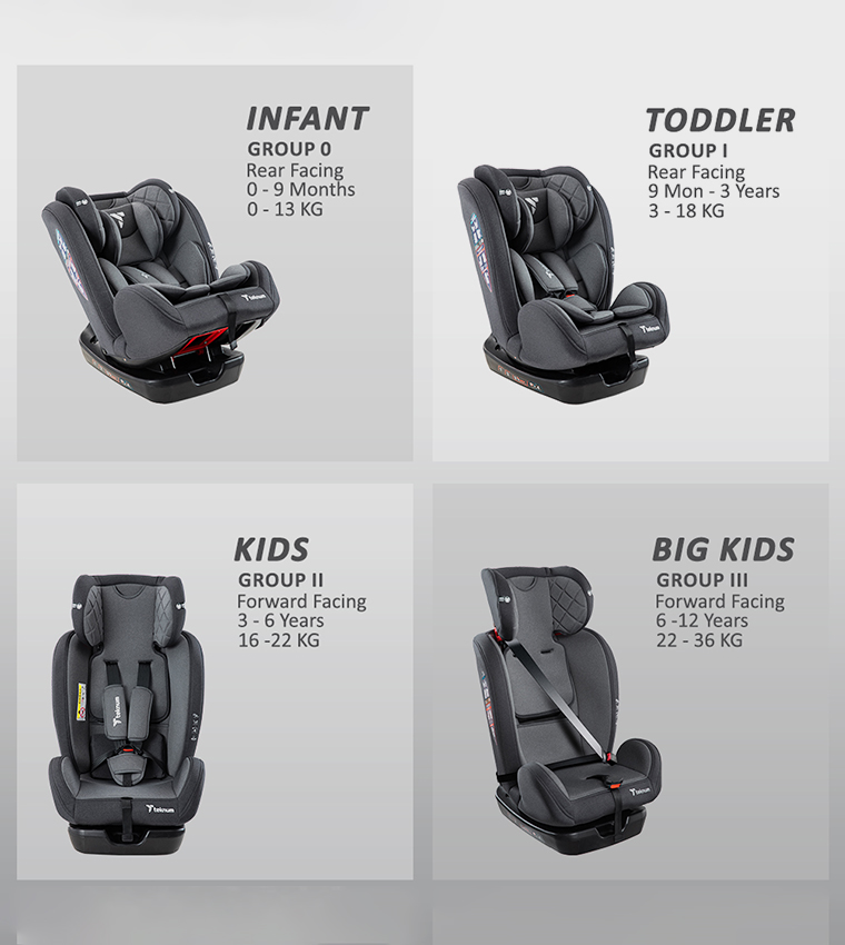 Evolve 2 Car Seat - 0-12Yrs