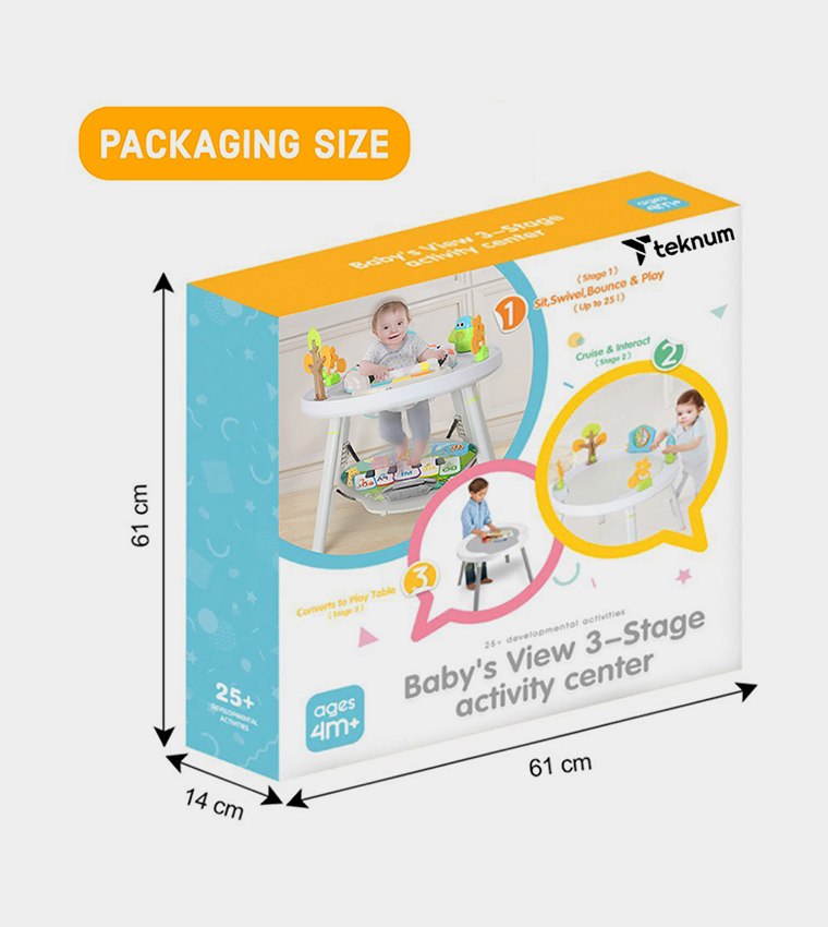 4 in 1 Activity Jumper/ Feeding Chair/ Drawing Table/ Playing Station