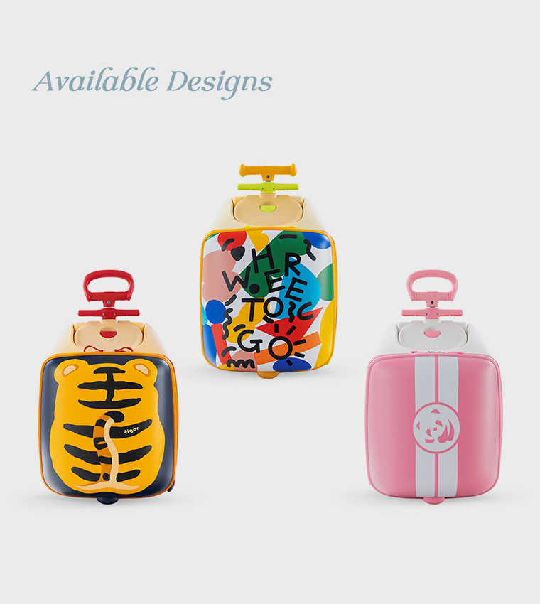 3-in-1 Ride-On Trolley Suitcase