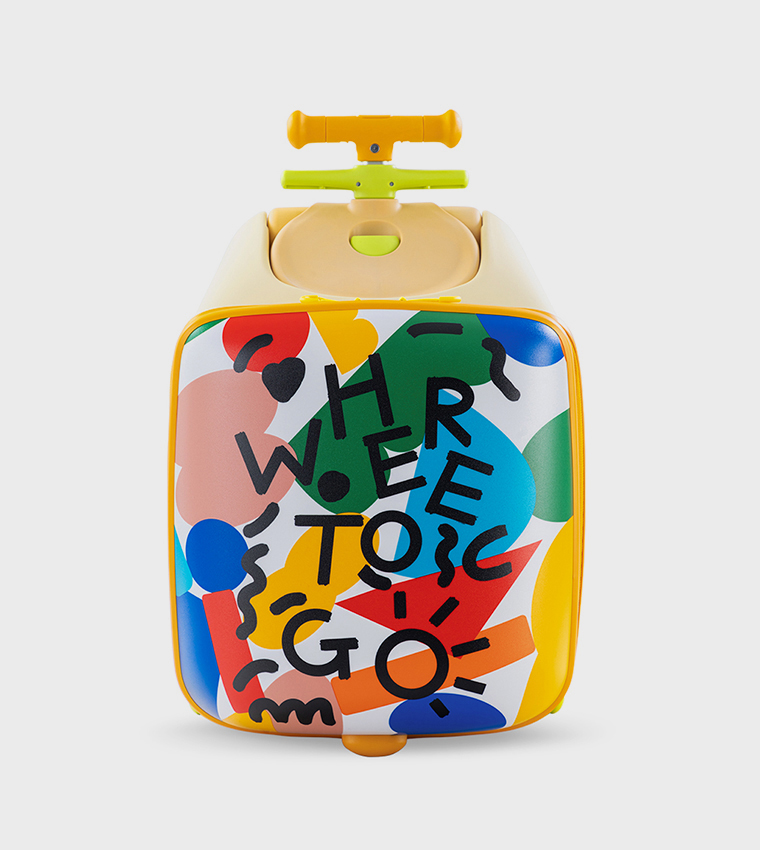 3-in-1 Ride-On Trolley Suitcase