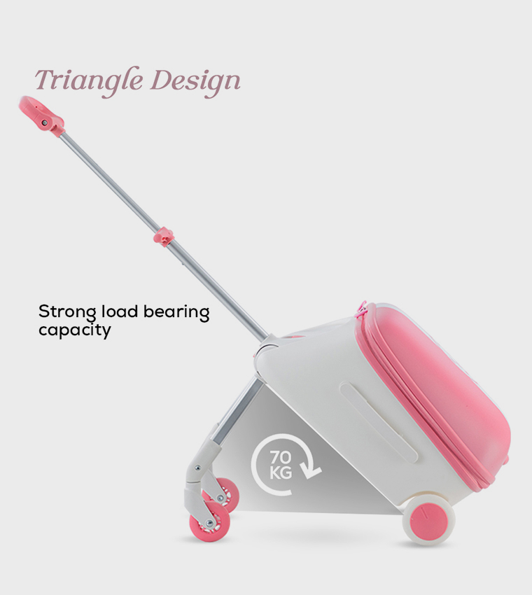 3-in-1 Ride-On Trolley Suitcase