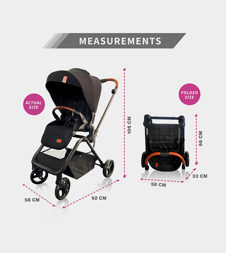 Stroll-1 Reversible Travel Stroller