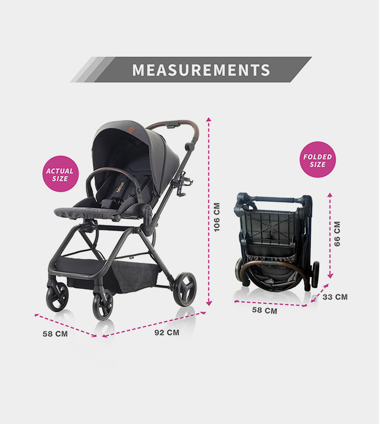 Stroll-1 Reversible Travel Stroller