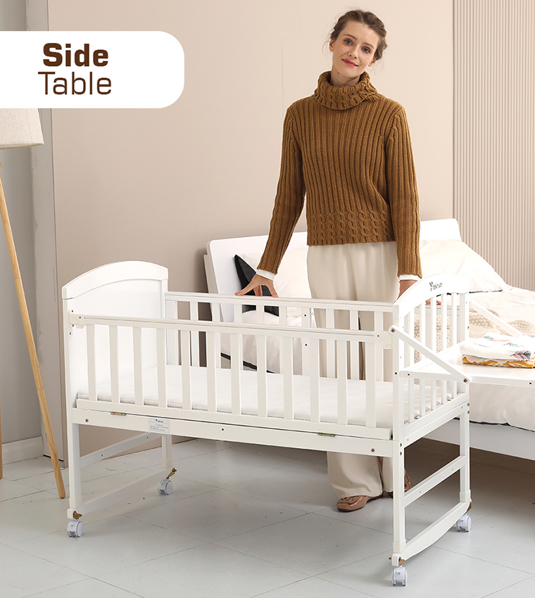 Buy Teknum TEKNUM 7 In 1 Convertible Kids Bed & Bedside Crib W